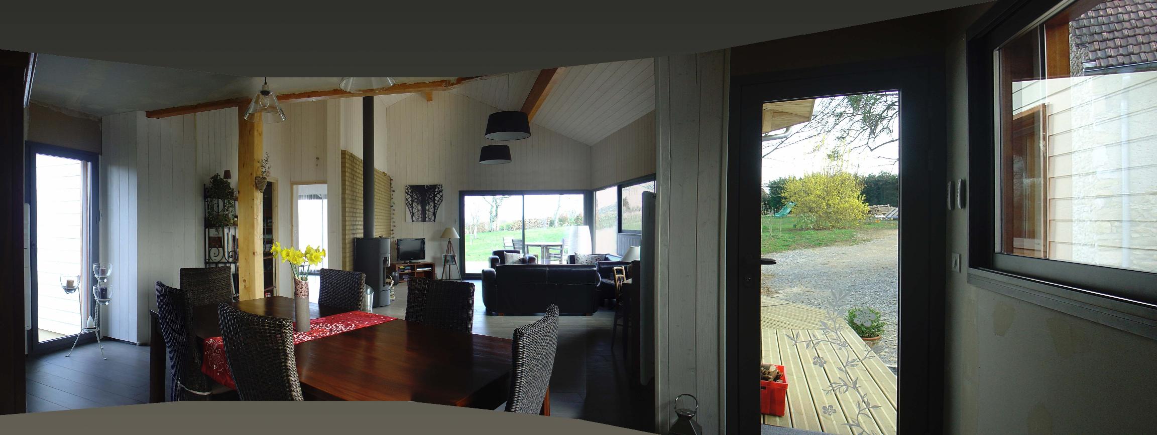 Réhabilitation et extension ossature bois à Jurançon — vue 3